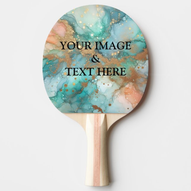 Personalised Custom Your Own Photo Ping Pong Paddle (Front)