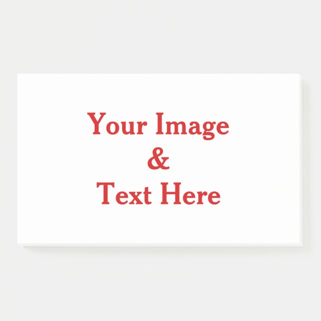 Personalised Custom Your Own Photo Post-it Notes (Front)