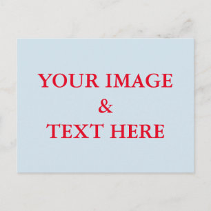 Personalised Custom Your Own Photo Postcard