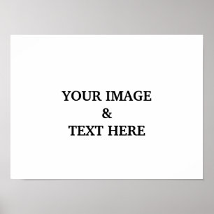 Personalised Custom Your Own Photo Poster