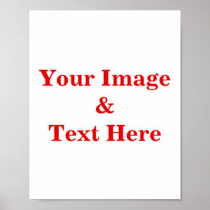 Personalised Custom Your Own Photo Poster