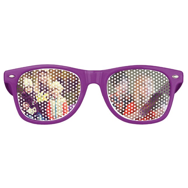 Personalised Custom Your Own Photo Retro Sunglasse Retro Sunglasses (Front)