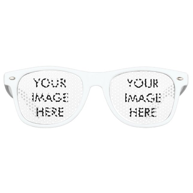Personalised Custom Your Own Photo Retro Sunglasses (Front)