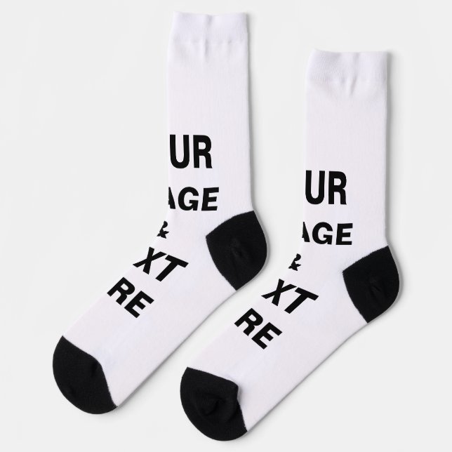 Personalised Custom Your Own Photo Socks (Left)