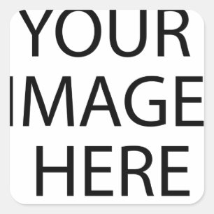 Personalised Custom Your Own Photo Square Sticker