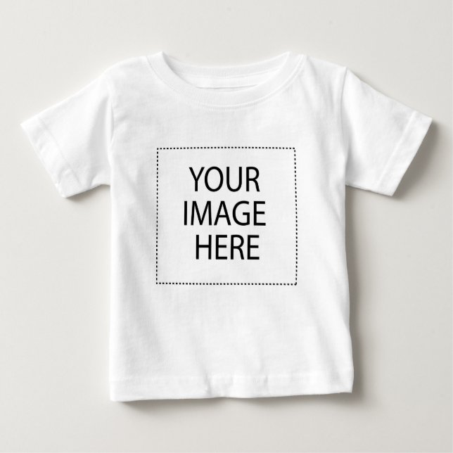 Personalised Custom Your Own Photo & Text Baby T-Shirt (Front)