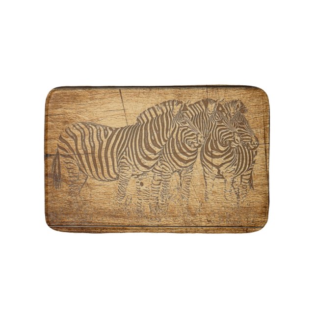 Personalised Custom Your Own Photo & Text  Bath Mat (Front)