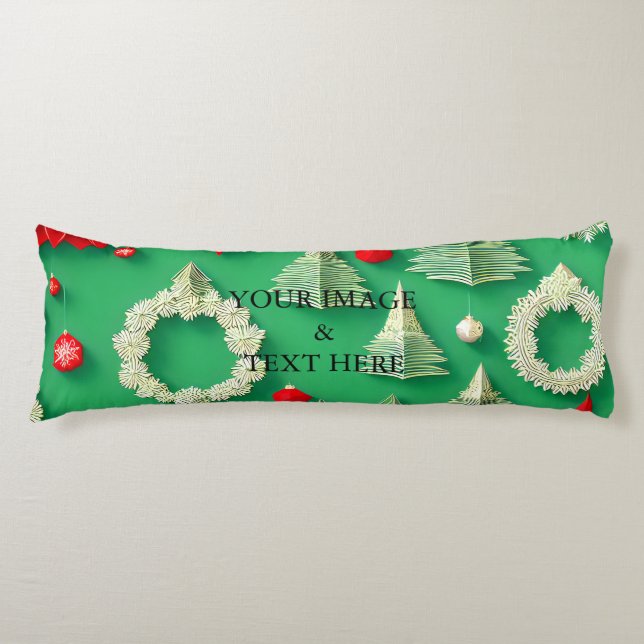 Personalised Custom Your Own Photo & Text  Body Cushion (Front)