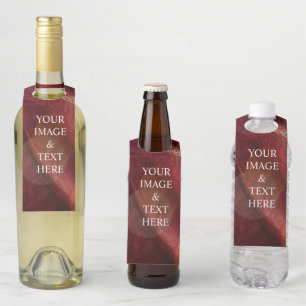 Personalised Custom Your Own Photo & Text Bottle Tag
