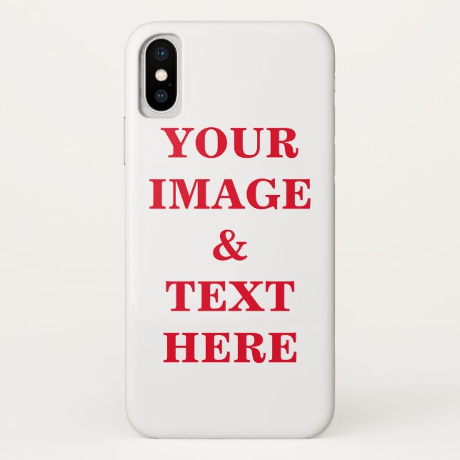 Personalised Custom Your Own Photo & Text Case-Mate iPhone Case (Back)