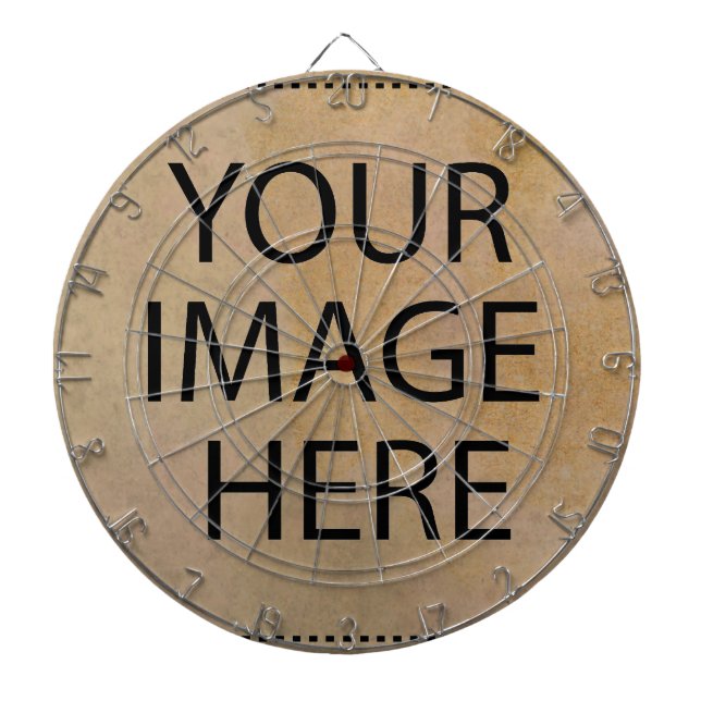 Personalised Custom Your Own Photo & Text Dart Boa Dartboard (Front)