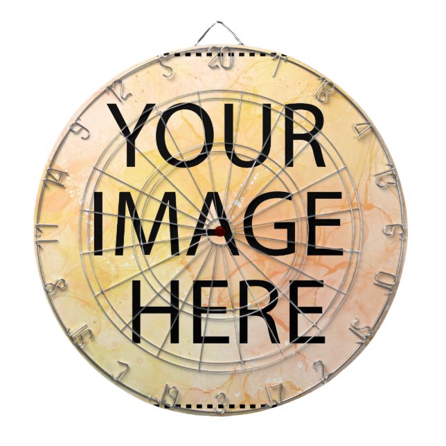 Personalised Custom Your Own Photo & Text Dart Boa Dartboard (Front)