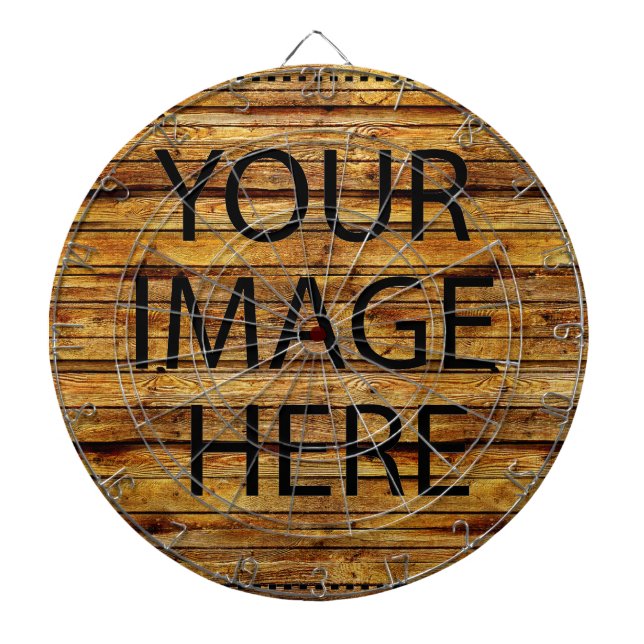 Personalised Custom Your Own Photo & Text Dart Boa Dartboard (Front)