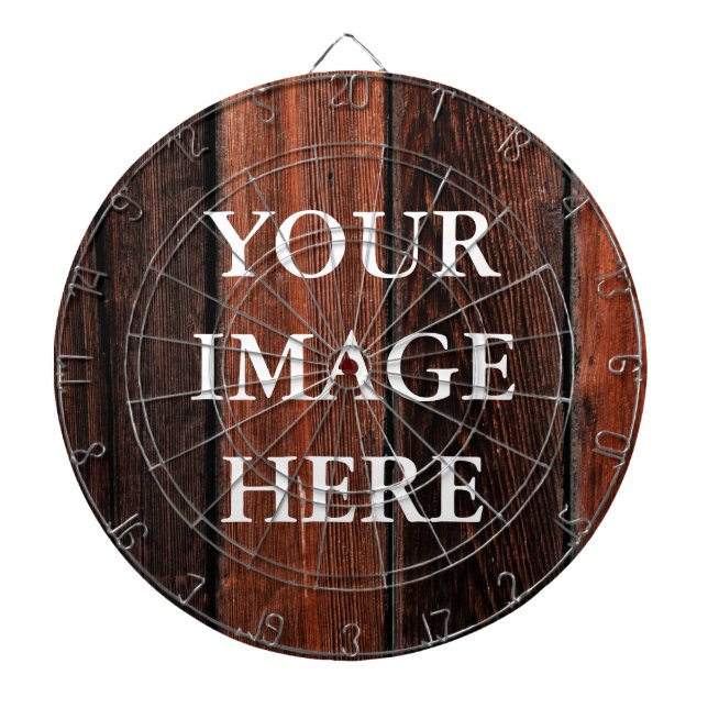 Personalised Custom Your Own Photo & Text Dart Boa Dartboard (Front)