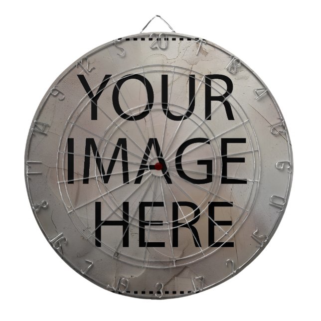 Personalised Custom Your Own Photo & Text Dart Boa Dartboard (Front)