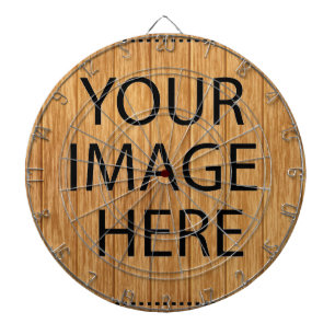 Personalised Custom Your Own Photo & Text Dart Boa Dartboard