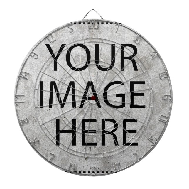Personalised Custom Your Own Photo & Text Dartboard (Front)