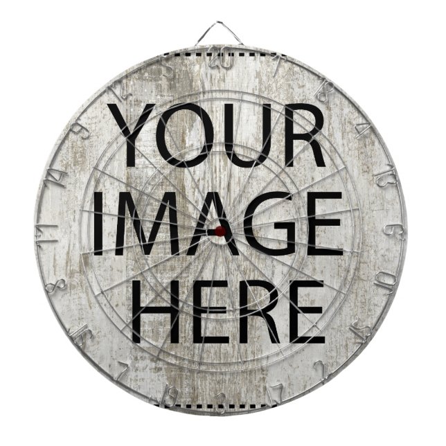 Personalised Custom Your Own Photo & Text Dartboard (Front)