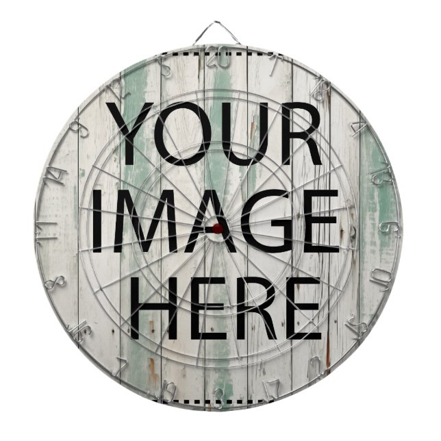Personalised Custom Your Own Photo & Text Dartboard (Front)