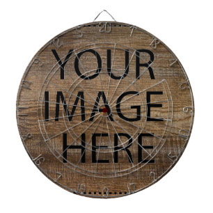 Personalised Custom Your Own Photo & Text Dartboard