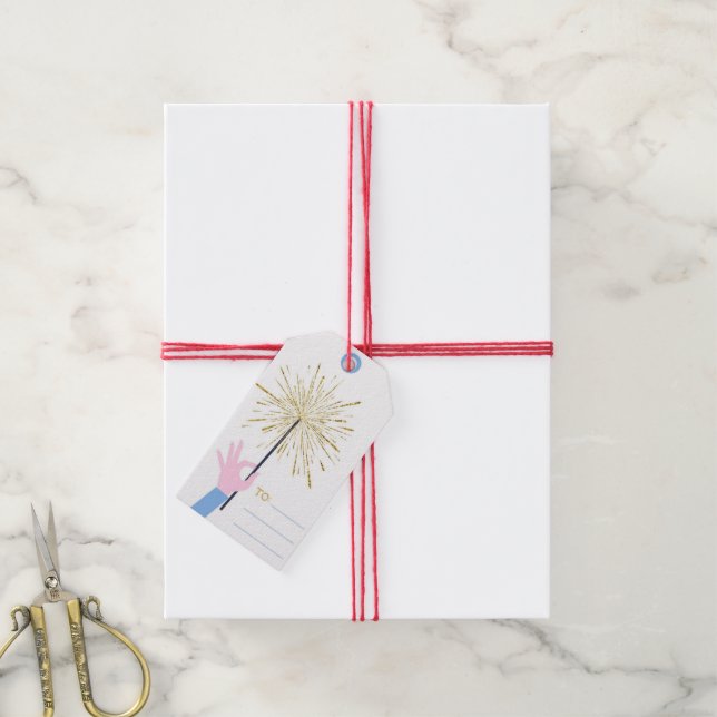 Personalised Custom Your Own Photo & Text Gift Tag (With Twine)