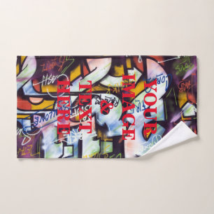 Personalised Custom Your Own Photo & Text Hand Tow Hand Towel