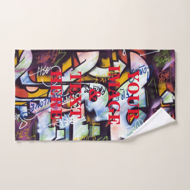 Personalised Custom Your Own Photo & Text Hand Tow Hand Towel (Hand Towel)