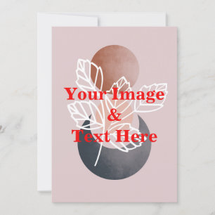 Personalised Custom Your Own Photo & Text Invitation