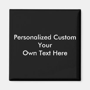 Personalised Custom Your Own Photo Text Magnet