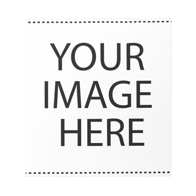 Personalised Custom Your Own Photo & Text Notepad (Front)