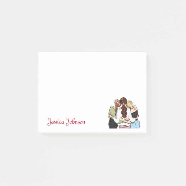 Personalised Custom Your Own Photo & Text Post-it Notes (Front)