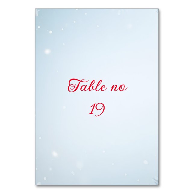 Personalised Custom Your Own Photo & Text Table Number (Front)