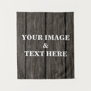 Personalised Custom Your Own Photo & Text Tapestry