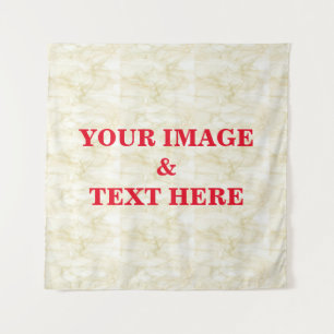 Personalised Custom Your Own Photo & Text Tapestry
