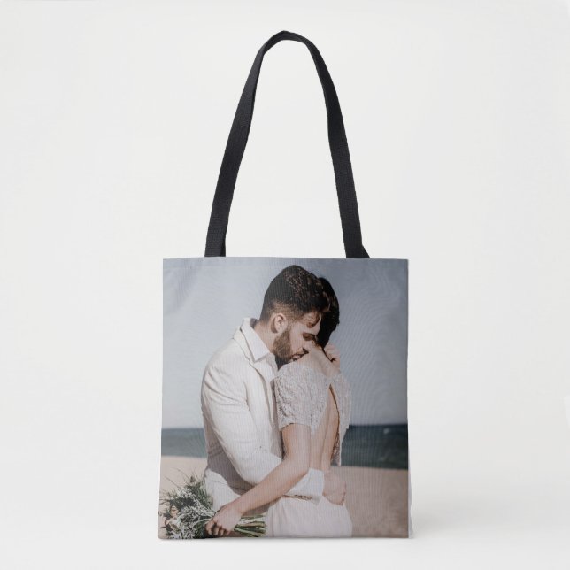 Personalised Custom Your Own Photo & Text Tote Bag (Front)