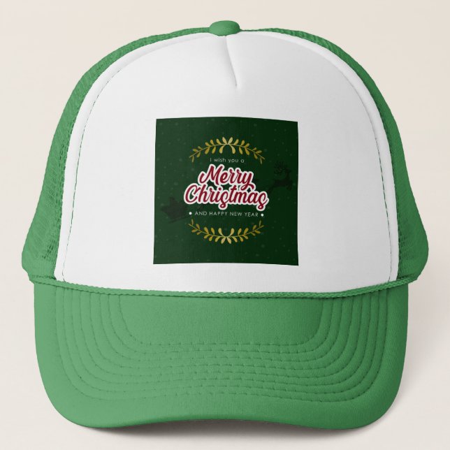 Personalised Custom Your Own Photo & Text Trucker  Hat (Front)