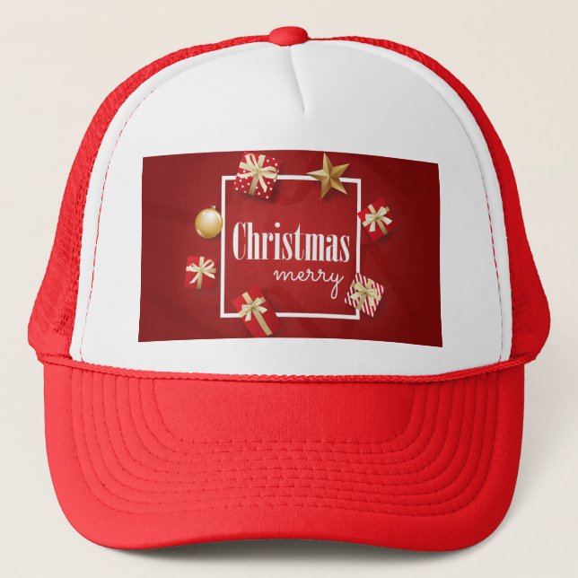 Personalised Custom Your Own Photo & Text Trucker  Hat (Front)
