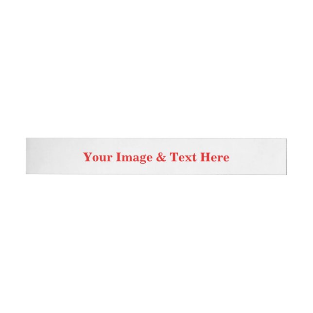 Personalised Custom Your Own Photo & Text Wraparound Address Label (Individual)