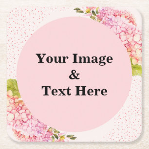 Personalised Custom Your Own Photo Wooden Square P Paper Coaster