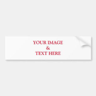 Personalised Custom Your Own Text Bumper Sticker