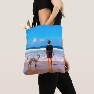 Personalised Custom Your Pet Photo Tote Bag