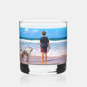 Personalised Custom Your Pet Photo Whiskey Glass