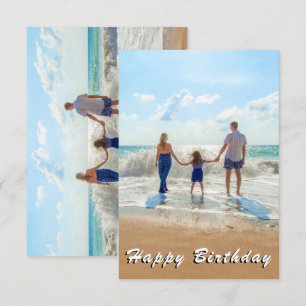 Personalised Custom Your Photo Birthday Card