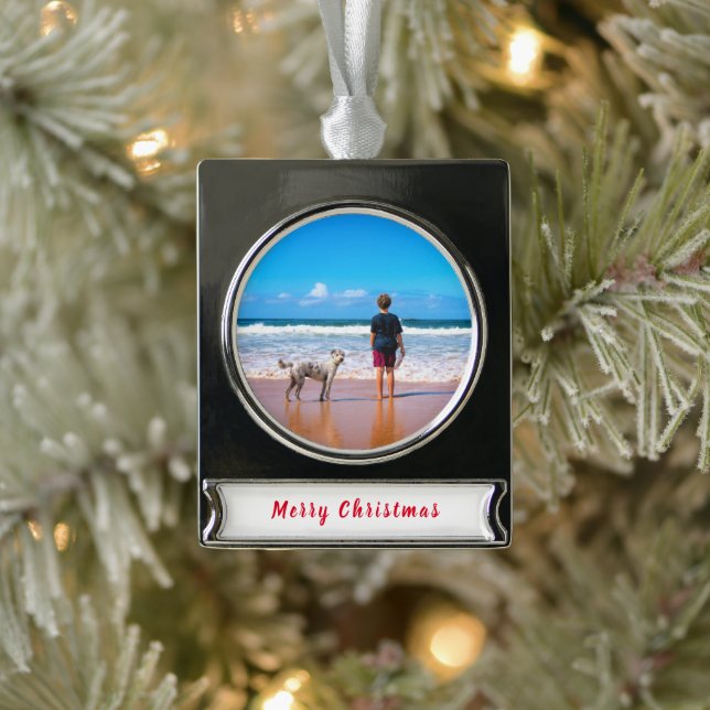 Personalised Custom Your Photo Christmas Ornament (Tree)