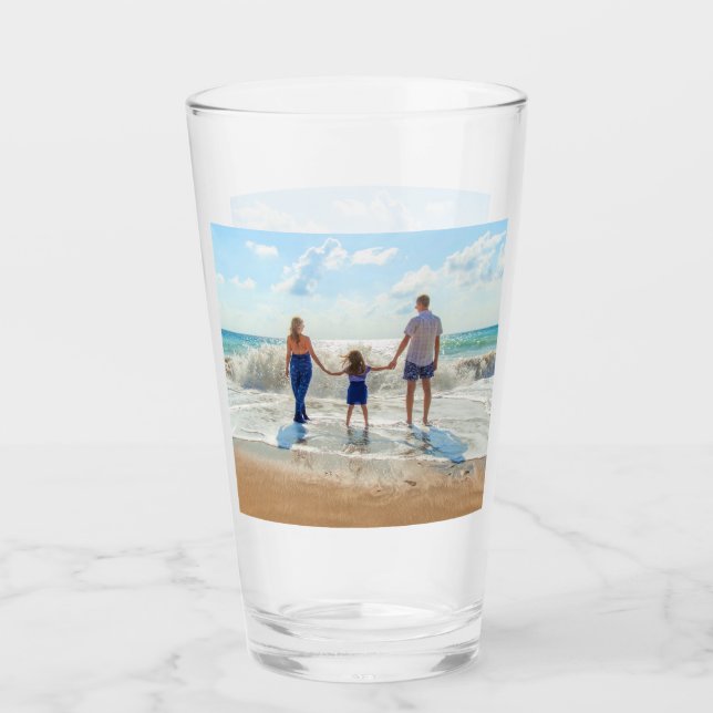 Personalised Custom Your Photo Glass (Front)