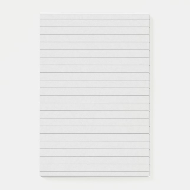 Personalised Customisable Lined Notebook Paper Pos Post-it Notes (Front)