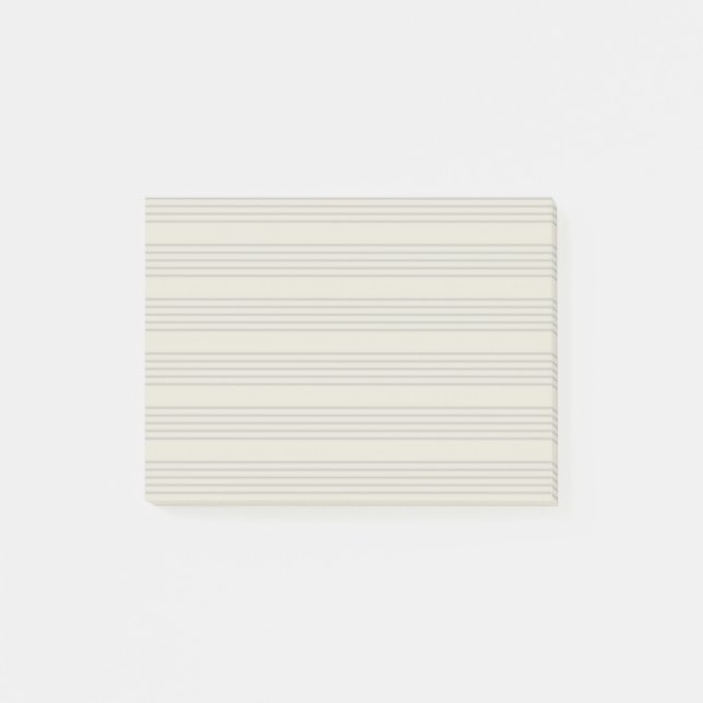 Personalised Customisable Lined Notebook Paper Post-it Notes (Front)