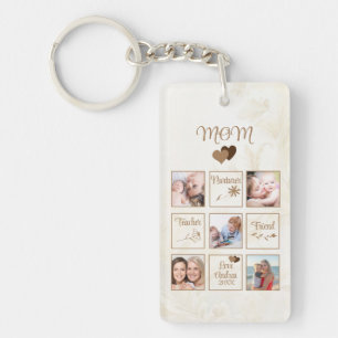 Personalised Customisable Mothers Day Photo  Key Ring