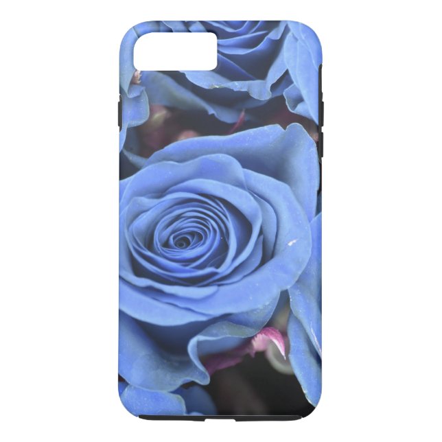 Personalised Customise Blue Roses Case-Mate iPhone Case (Back)