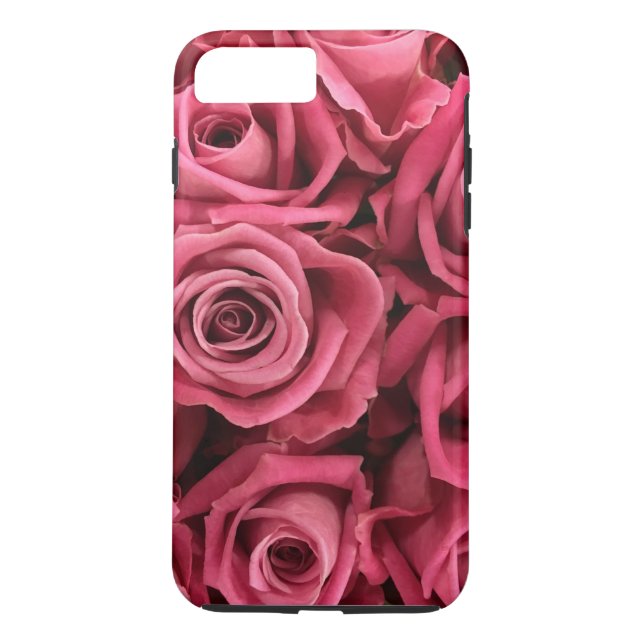 Personalised Customise Pink Roses Case-Mate iPhone Case (Back)